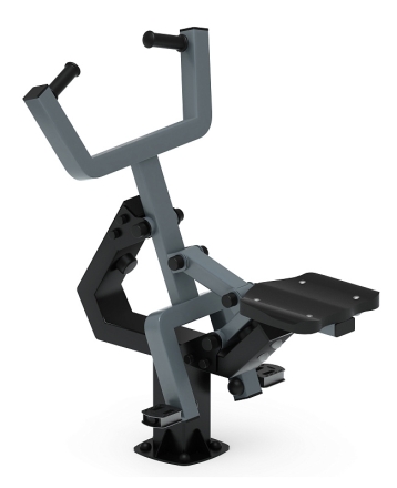 Наездник (серый) - Уличный тренажер - СТ 033-13.П , фото 1