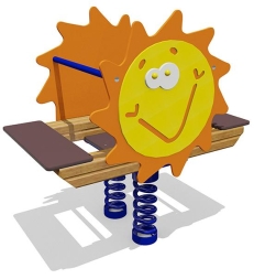 Качели-балансир на пружине Солнышко 04526 для детской площадки, фото 1 Качели-балансир на пружине Солнышко 04526 для детской площадки, фото 1