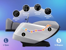 Массажное кресло FUJIMO 氣 FLEXOR F500 Grey Массажное кресло FUJIMO 氣 FLEXOR F500 Grey