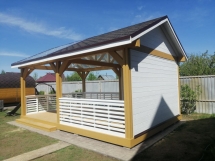 Прямоугольная беседка Крымская