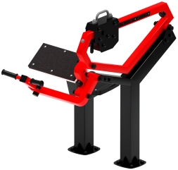 Бицепс сидя (красный) - Уличный тренажер - СТ 034-11.И1, фото 3 Бицепс сидя (красный) - Уличный тренажер - СТ 034-11.И1, фото 3