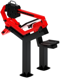 Бицепс сидя (красный) - Уличный тренажер - СТ 034-11.И1, фото 2 Бицепс сидя (красный) - Уличный тренажер - СТ 034-11.И1, фото 2