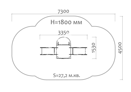 Горка двойная Печка 08210 для детской площадки, фото 3