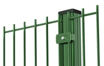 Столб ОЦ с ПП покрытием (RAL 6005), 80х80