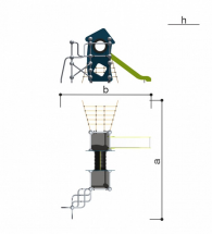 Детский спортивно-игровой комплекс Romana 057.21.00