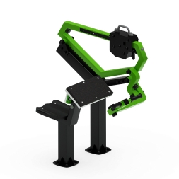 Бицепс сидя (зеленый) - Уличный тренажер - СТ 034-12.И1, фото 4 Бицепс сидя (зеленый) - Уличный тренажер - СТ 034-12.И1, фото 4