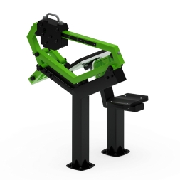 Бицепс сидя (зеленый) - Уличный тренажер - СТ 034-12.И1, фото 3 Бицепс сидя (зеленый) - Уличный тренажер - СТ 034-12.И1, фото 3