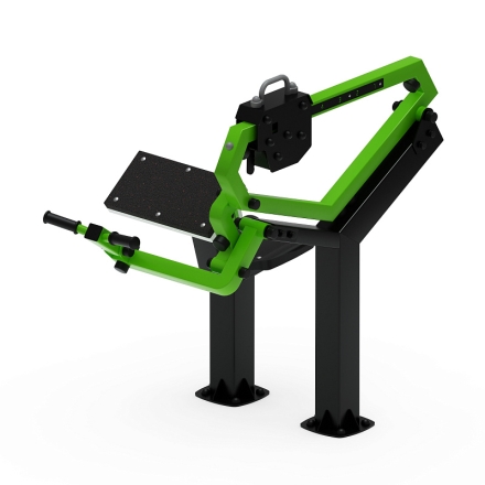 Бицепс сидя (зеленый) - Уличный тренажер - СТ 034-12.И1, фото 2