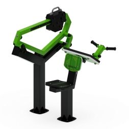 Бицепс сидя (зеленый) - Уличный тренажер - СТ 034-12.И1, фото 1 Бицепс сидя (зеленый) - Уличный тренажер - СТ 034-12.И1, фото 1