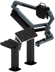 Бицепс сидя (серый) - Уличный тренажер - СТ 034-13.И1, фото 4 Бицепс сидя (серый) - Уличный тренажер - СТ 034-13.И1, фото 4