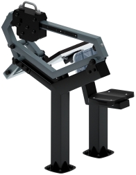 Бицепс сидя (серый) - Уличный тренажер - СТ 034-13.И1, фото 3 Бицепс сидя (серый) - Уличный тренажер - СТ 034-13.И1, фото 3