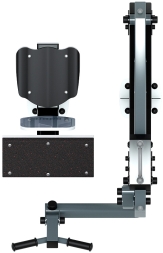 Бицепс сидя (серый) - Уличный тренажер - СТ 034-13.И1, фото 5 Бицепс сидя (серый) - Уличный тренажер - СТ 034-13.И1, фото 5