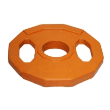 Диск обрезиненный многогранный с двумя хватами олимпийский d-51мм 1,25кг Оранжевый Диск обрезиненный многогранный с двумя хватами олимпийский d-51мм 1,25кг Оранжевый