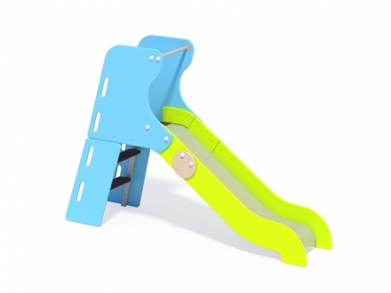 ДИО 5.041 Горка с деревянными перилами H=900, фото 2