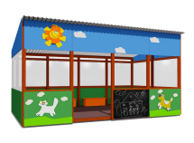 Теневой навес Город ВСТ 1508/1 18 м2 для улицы