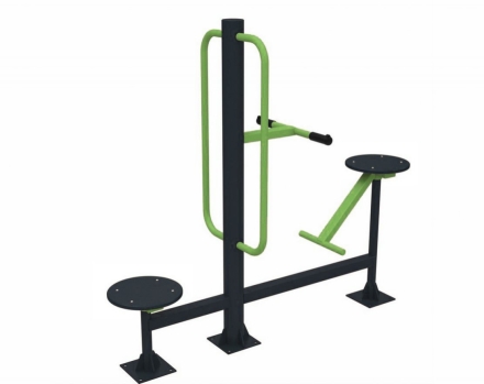 Уличный тренажер TORUDA &quot;Твистер сидя + твистер стоя&quot;, фото 1