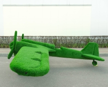 Топиари Самолет Победа - газон Eco Топиари Самолет Победа - газон Eco