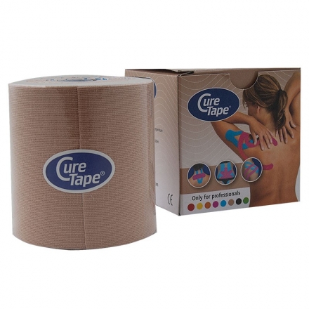 Тейп кинезиологический CureTape Neutral, 7.5 см x 5 м, арт. 160257, телесный, фото 1