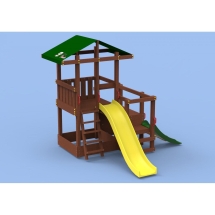 Комплекс "Непоседа" 120 см с пристройкой (Модель 3) Комплекс "Непоседа" 120 см с пристройкой (Модель 3)