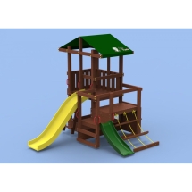 Комплекс "Непоседа" 120 см с пристройкой (Модель 3) Комплекс "Непоседа" 120 см с пристройкой (Модель 3)