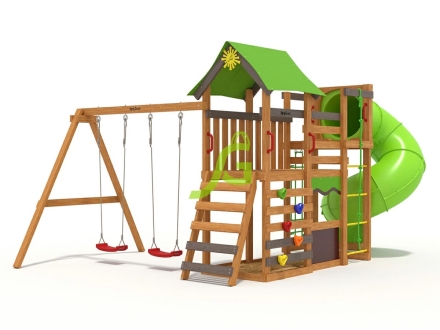 Детская площадка IgraGrad W30s, Сосна/Салатовый, фото 2