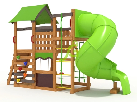 Детская площадка IgraGrad W30s, Сосна/Салатовый, фото 4