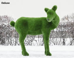 Топиари олень, самочка Нелли - газон Deluxe/Deluxe Green, фото 1
