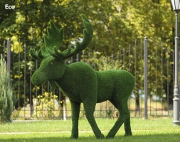 Топиари лось - газон  Eco, зелёный/Eco, синий, фото 1