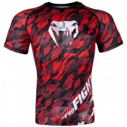Рашгард Venum Tecmo S/S - Red, фото 1
