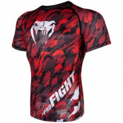 Рашгард Venum Tecmo S/S - Red, фото 2