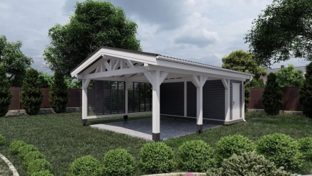 Навес для машин ХАМБЕР Премиум комплектация, фото 1