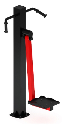 Маятник (красный) - Уличный тренажер - СТ 004-11.П, фото 4