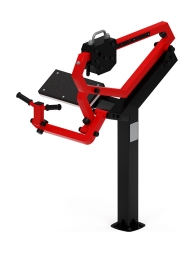 Бицепс стоя (красный) - Уличный тренажер - СТ 035-11.И1, фото 2 Бицепс стоя (красный) - Уличный тренажер - СТ 035-11.И1, фото 2