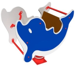 Качалка на пружине Дельфин КЧ046 для детской площадки Качалка на пружине Дельфин КЧ046 для детской площадки