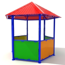 Уличная беседка 3000 профлист для парков и дворов