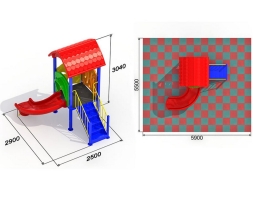 Детская площадка Малютка 4.1, фото 2