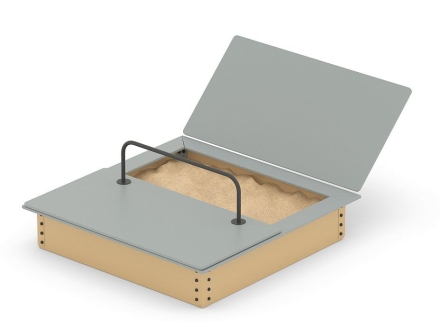 Песочница Romana 109.22.00 крышкой для детской площадки, фото 3