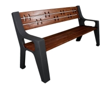 Скамейка чугунная Казань, Сосна 0,6 м