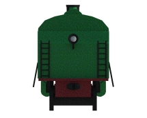 Топиари Паравоз, цветной (3 цвета) - газон Eco Топиари Паравоз, цветной (3 цвета) - газон Eco