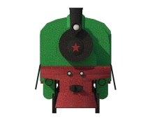 Топиари Паравоз, цветной (3 цвета) - газон Eco Топиари Паравоз, цветной (3 цвета) - газон Eco