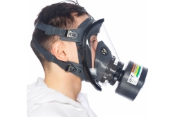 Противогаз фильтрующий ДОТпро 320 марки А2В2Е2К2Р3 R D категории 2 по маске панорамной МАГ 102-131-0118, фото 3