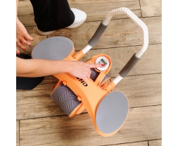 Тренажёр для пресса AB Roller SND оранжевый с ковриком 45 х 30 x 3.5 cм, фото 12