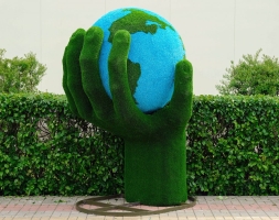 Топиари Земной шар в руке - газон Eco, фото 1