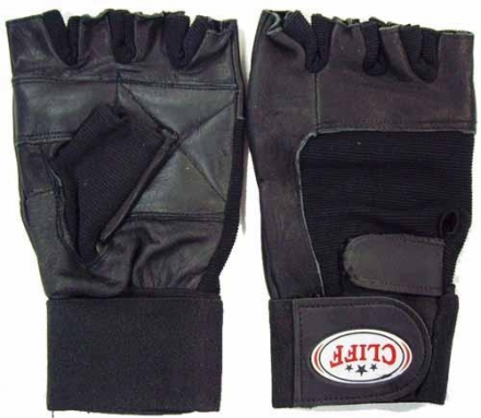 Перчатки тяжелоатлета черные р.L, фото 1