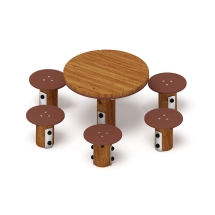 Столик детский (лиственница темный) МФ 31.01.11-Л.И1.01