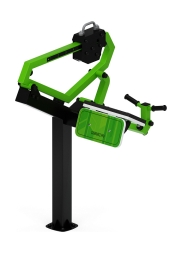 Бицепс стоя (зеленый) - Уличный тренажер - СТ 035-12.И1, фото 4 Бицепс стоя (зеленый) - Уличный тренажер - СТ 035-12.И1, фото 4