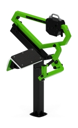 Бицепс стоя (зеленый) - Уличный тренажер - СТ 035-12.И1, фото 3 Бицепс стоя (зеленый) - Уличный тренажер - СТ 035-12.И1, фото 3
