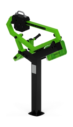 Бицепс стоя (зеленый) - Уличный тренажер - СТ 035-12.И1, фото 2