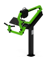 Бицепс стоя (зеленый) - Уличный тренажер - СТ 035-12.И1, фото 1 Бицепс стоя (зеленый) - Уличный тренажер - СТ 035-12.И1, фото 1