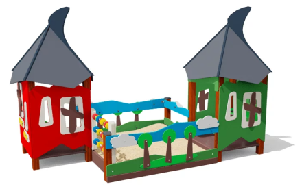 Песочный дворик ВСТ 1132 для детской площадки, фото 1